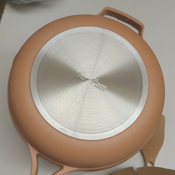 LAST CHANCE! NIB Our Place Always Pan Set w/Basket, Spatula, Sponge PINK Spice - Picture 10 of 11